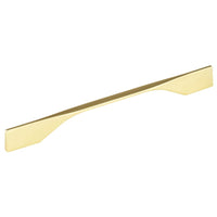 Contemporary Pull, 8-13/16" to 10-1/8" Center-to-Center, Brushed Gold alt 0