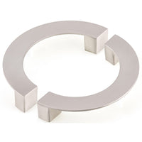 Contemporary Pull, 3-3/4" Center-to-Center, Brushed Nickel alt 0