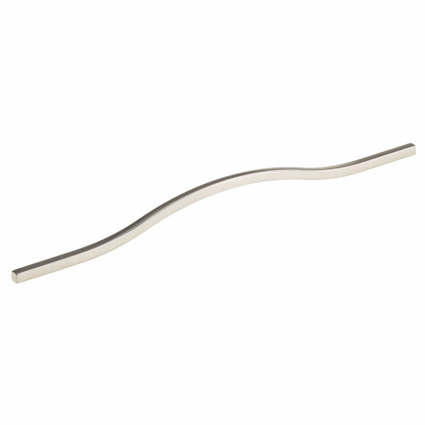 Contemporary Pull, 11-3/8" Center-to-Center, Brushed Nickel alt 0