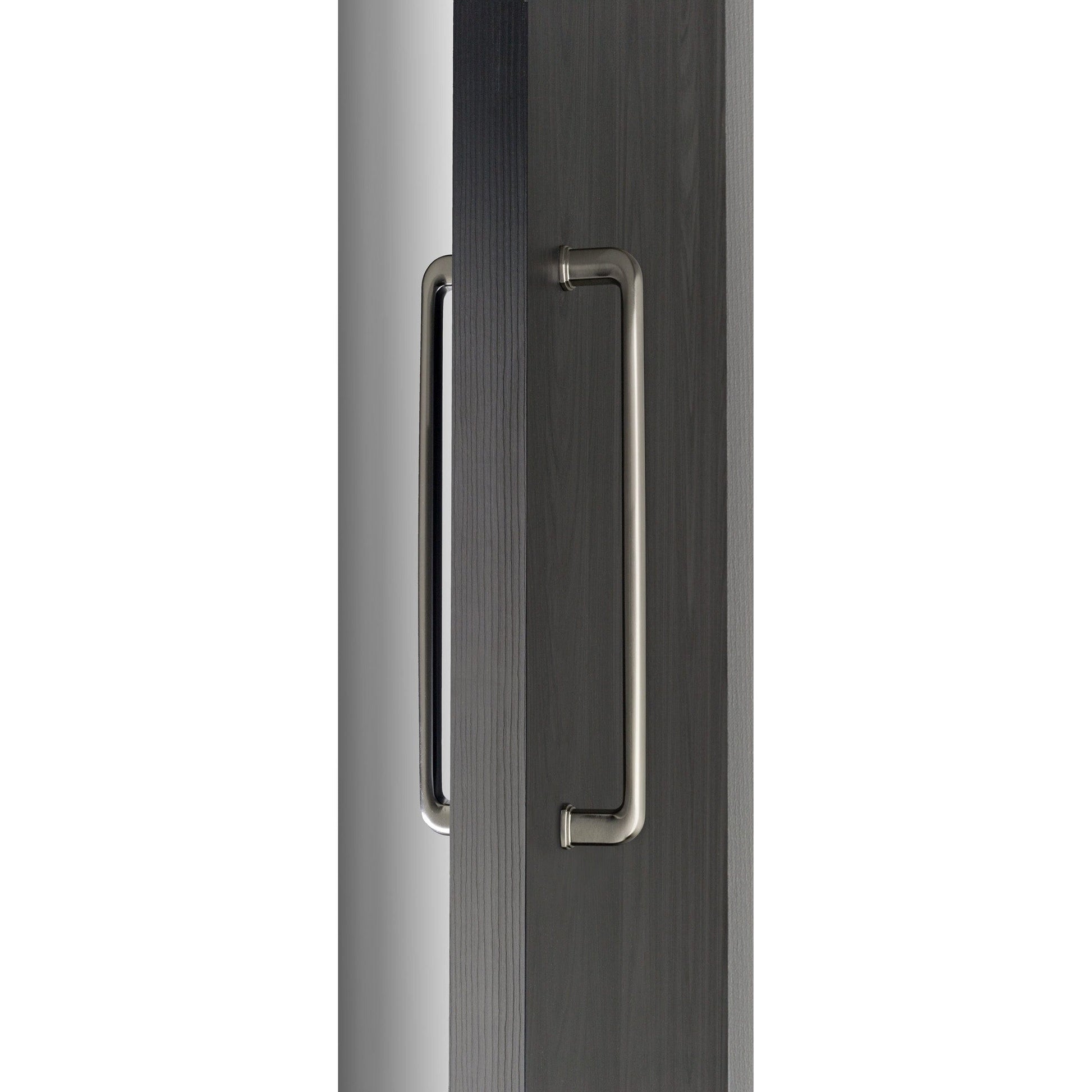 Contemporary Pull, 12-5/8" Center-to-Center, Brushed Nickel, 1 Pair alt 0