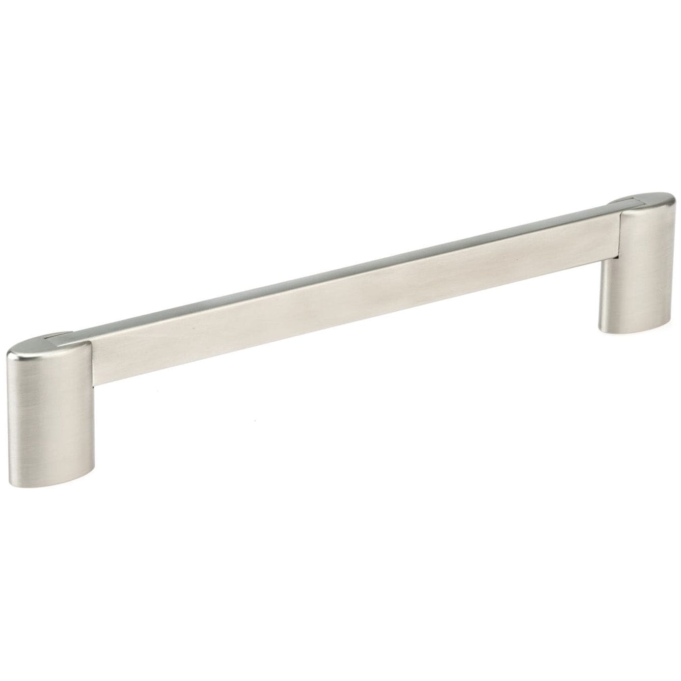 Contemporary Pull, 7-9/16" Center-to-Center, Brushed Nickel alt 0