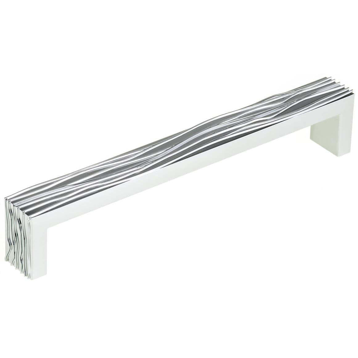 Contemporary Pull, 7-9/16" Center-to-Center, Chrome alt 0