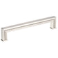 Transitional Pull, 7-9/16" Center-to-Center, Brushed Nickel alt 0