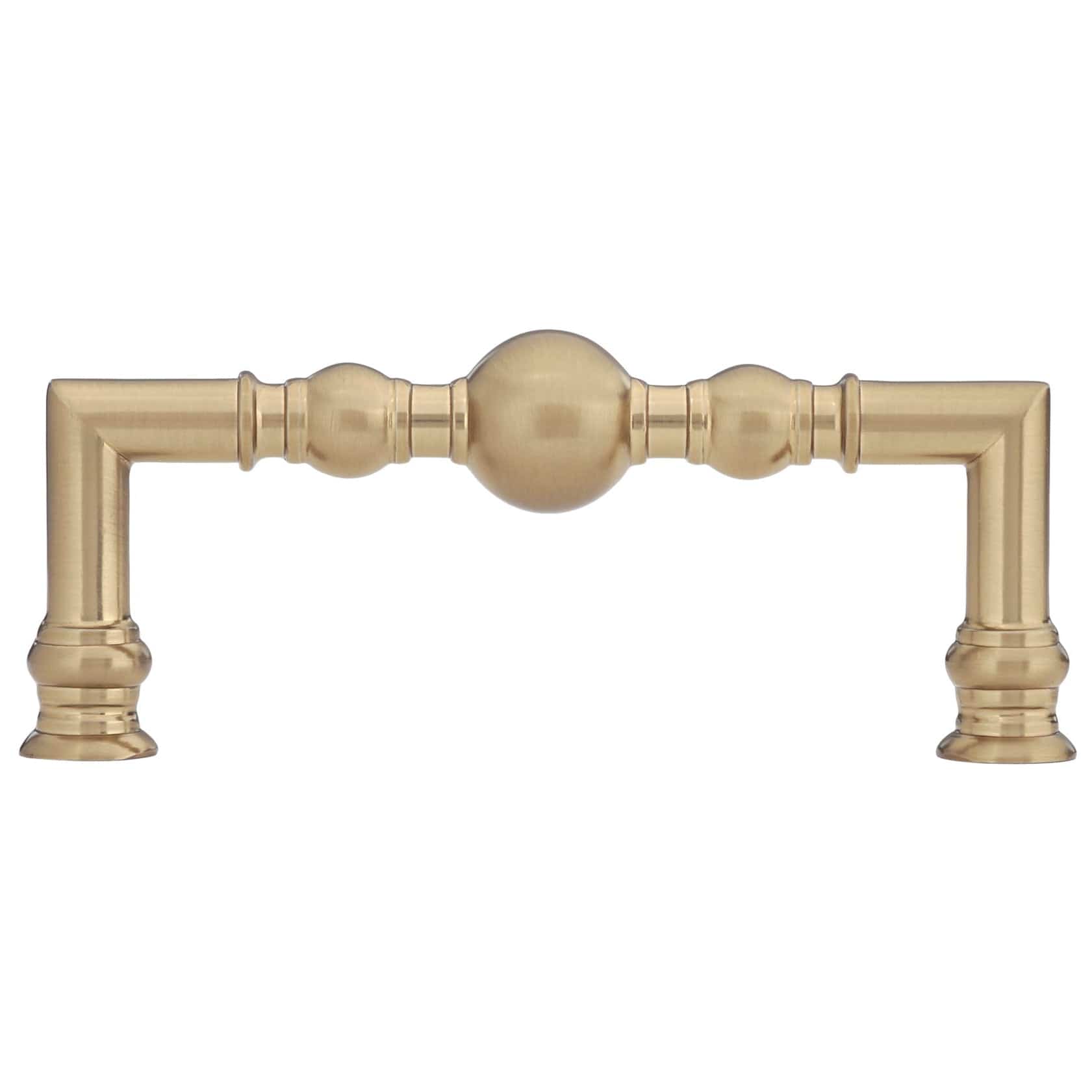 Traditional Pull, 3-3/4" Center-to-Center, Champagne Bronze alt 0