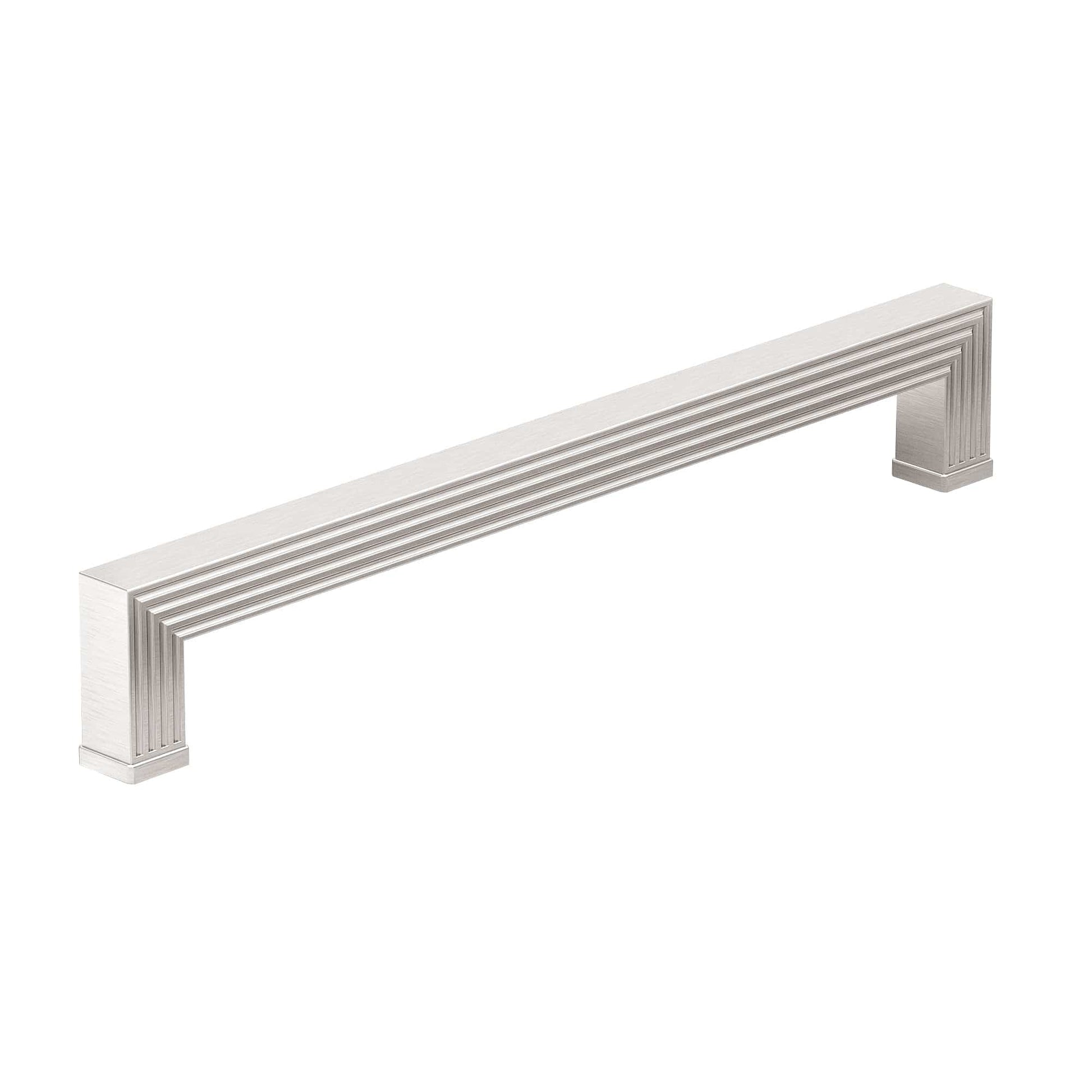 Transitional Pull, 12-5/8" Center-to-Center, Brushed Nickel alt 0