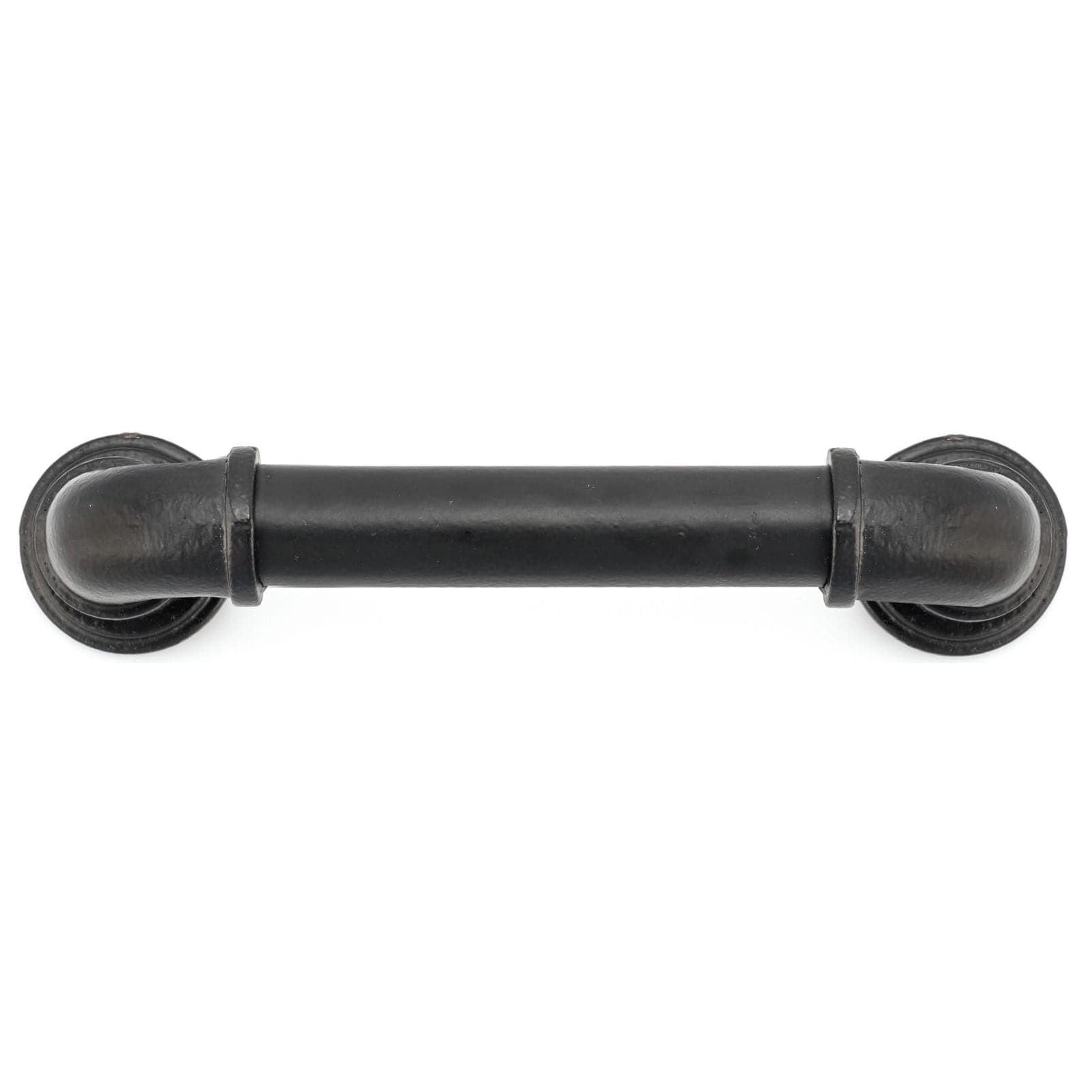 Eclectic Barn Door Pull, 6-5/16" Center-to-Center, Matte Black alt 0