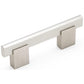 Contemporary Pull, 3" Center-to-Center, Brushed Nickel alt 0