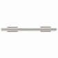 Contemporary Pull, 3" Center-to-Center, Brushed Nickel alt 0