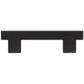 Contemporary Pull, 3-3/4" Center-to-Center, Matte Black alt 0