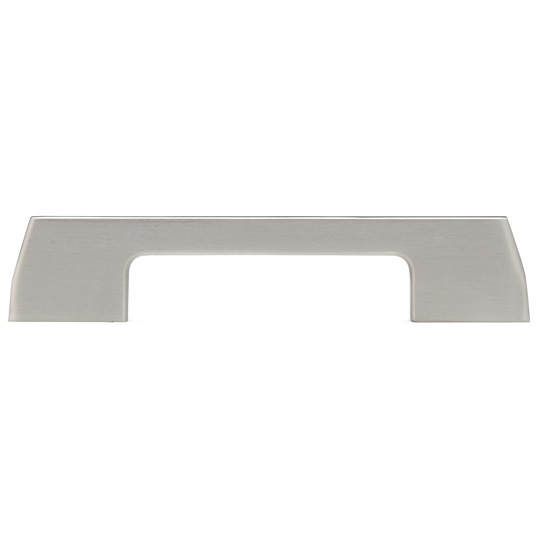 Contemporary Pull, 3-3/4" Center-to-Center, Brushed Nickel alt 0