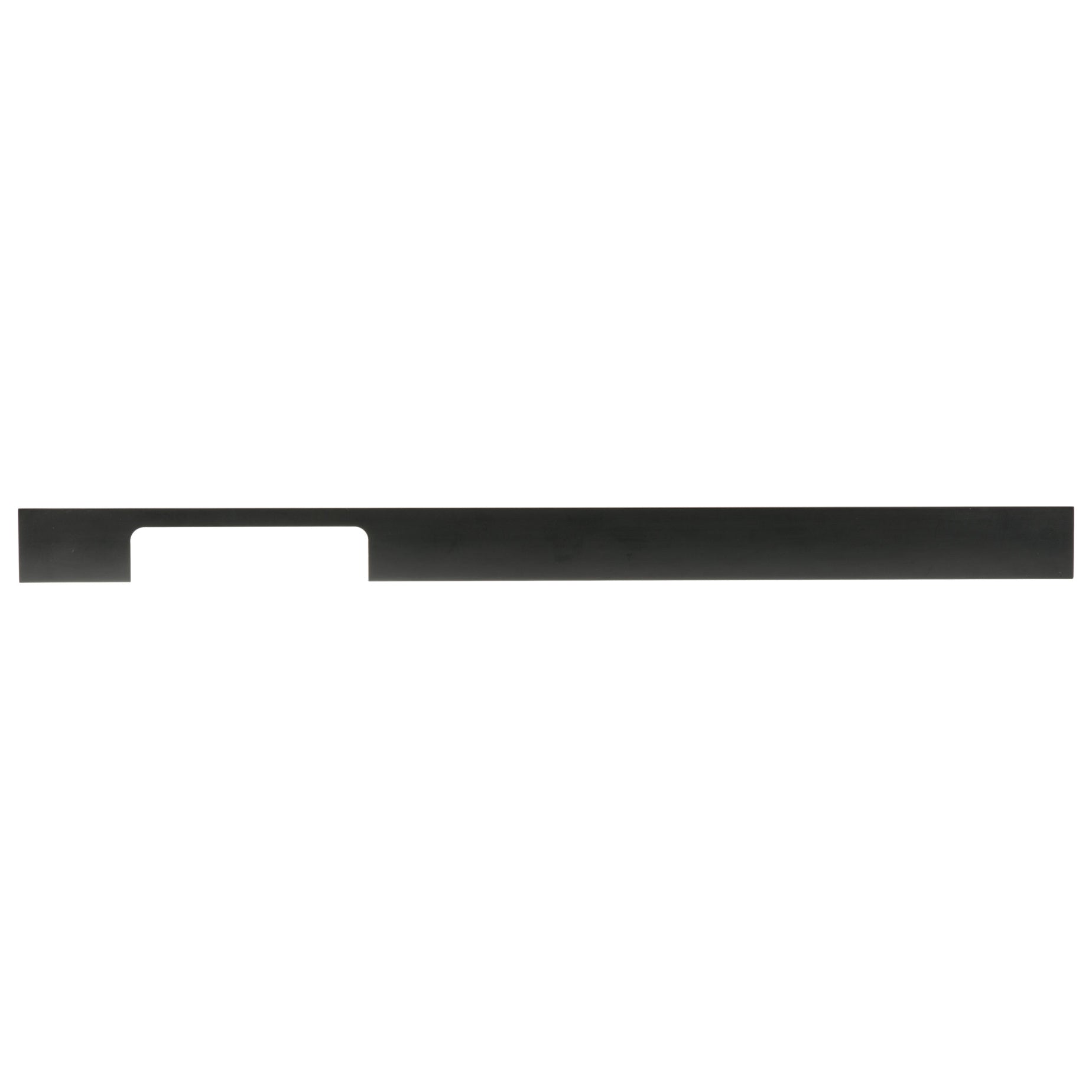 Contemporary Pull, 12-5/8" Center-to-Center, Matte Black alt 0