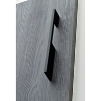 Contemporary Pull, 21-3/8" Center-to-Center, Matte Black alt 0