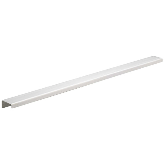 Contemporary Edge Pull, 20" Center-to-Center, Stainless Steel alt 0