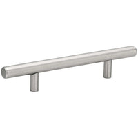 Contemporary Pull, 4-1/8" Center-to-Center, Stainless Steel, Antibacterial alt 0