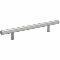 Contemporary Pull, 5-5/8" Center-to-Center, Antibacterial, Stainless Steel alt 0