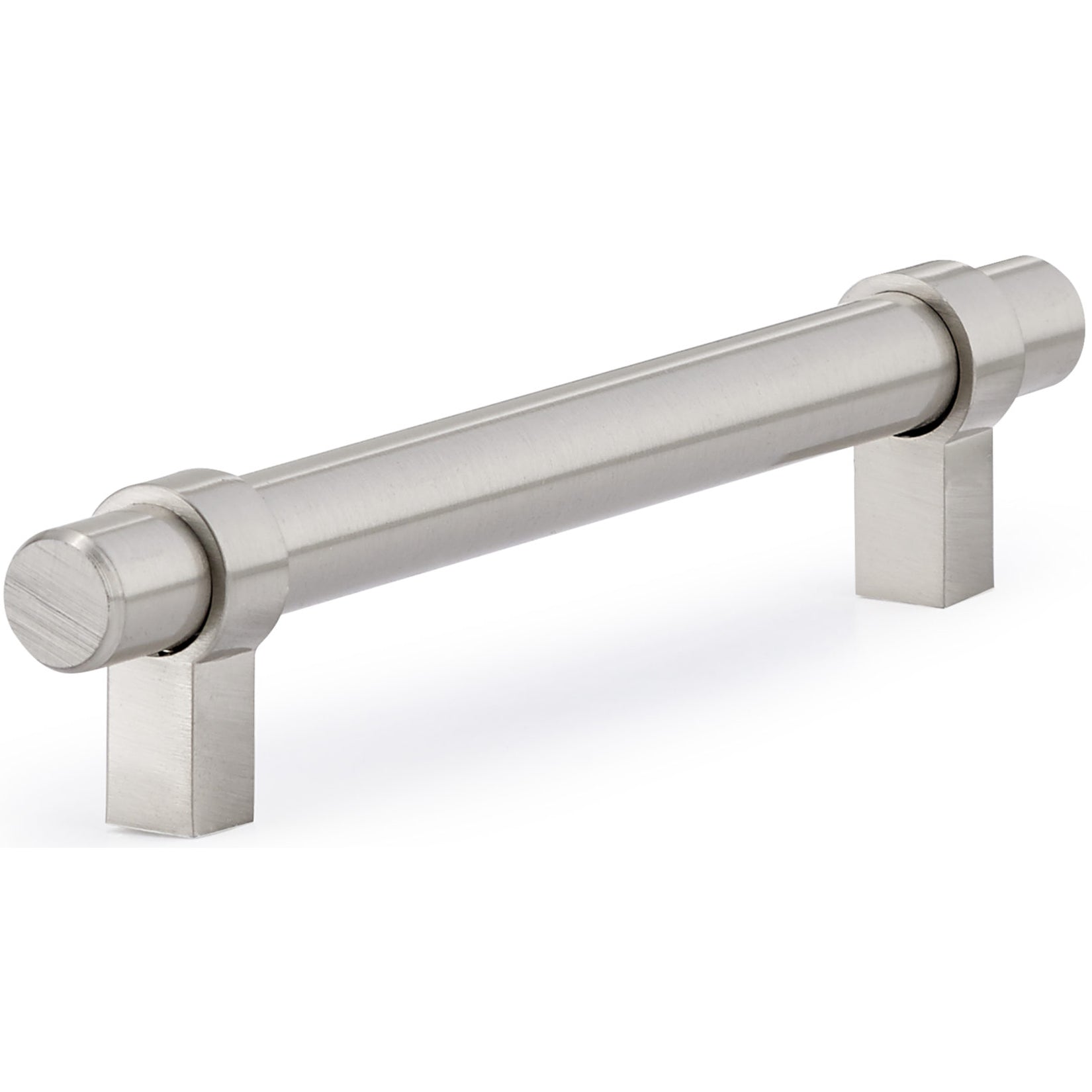 Contemporary Pull, 5-1/16" Center-to-Center, Brushed Nickel alt 0