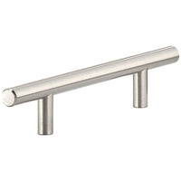Contemporary Pull, 4-1/4" Center-to-Center, Brushed Nickel alt 0