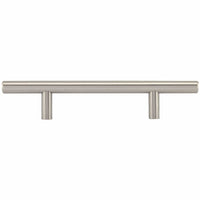 Contemporary Pull, 3-3/4" Center-to-Center, Brushed Nickel alt 0