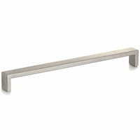 Contemporary Pull, 10-1/8" Center-to-Center, Stainless Steel alt 0
