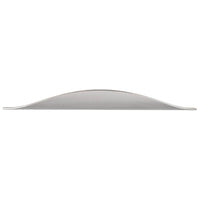 Contemporary Cup Pull, 3-3/4" Center-to-Center, Brushed Nickel alt 0