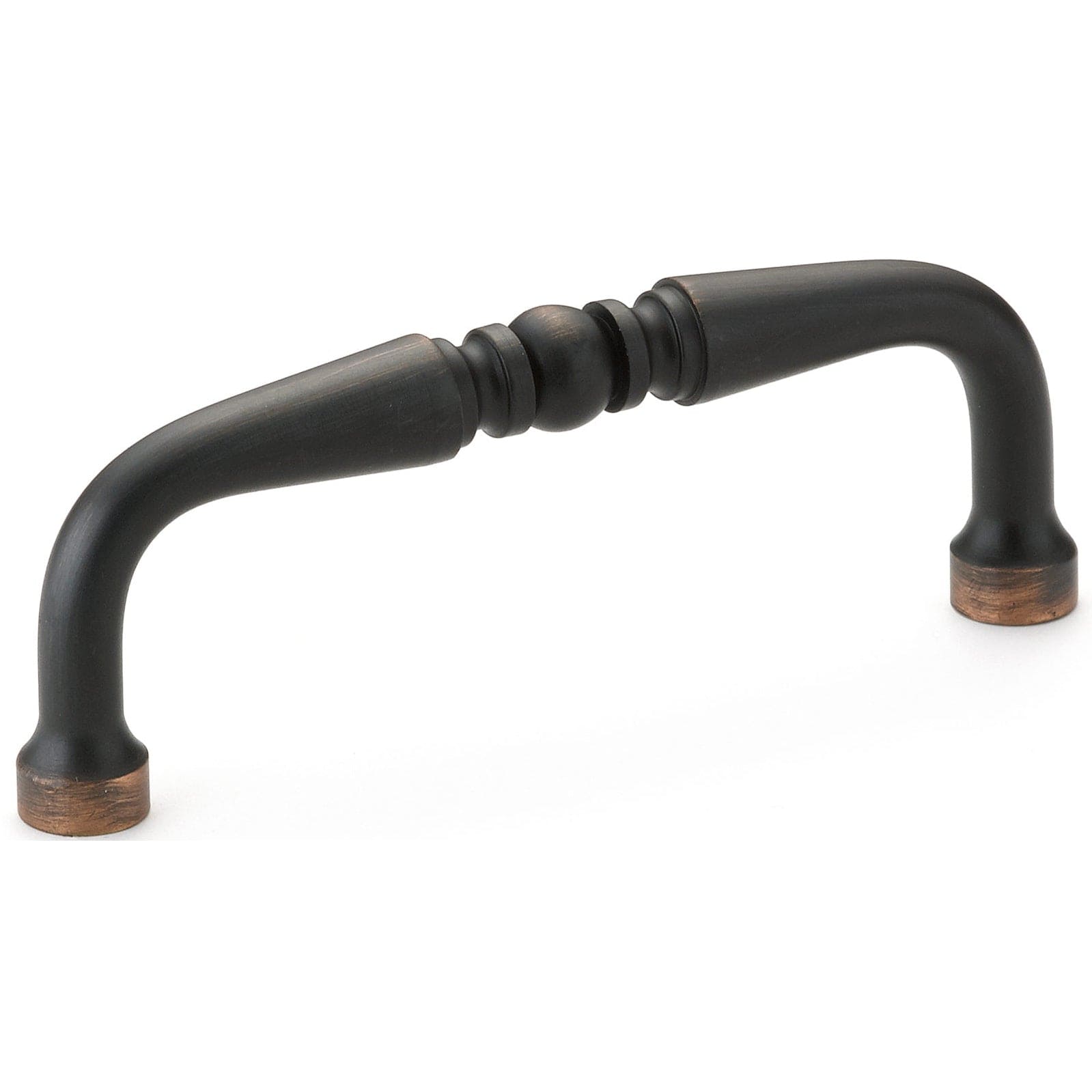 Traditional Pull, 3" Center-to-Center, Brushed Oil-Rubbed Bronze alt 0