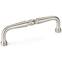 Traditional Pull, 3-3/4" Center-to-Center, Brushed Nickel alt 0
