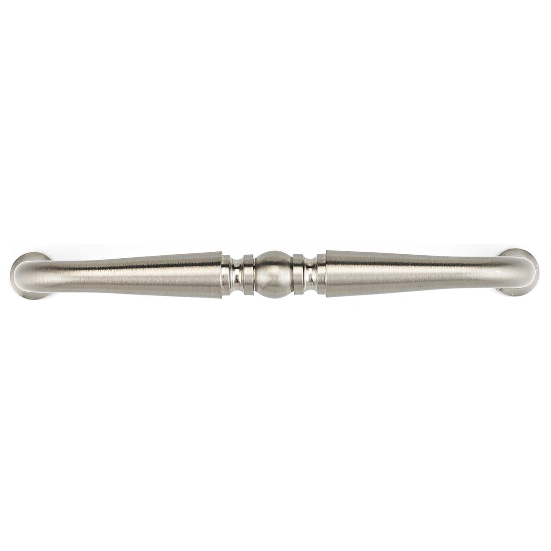 Traditional Pull, 3-3/4" Center-to-Center, Brushed Nickel alt 0