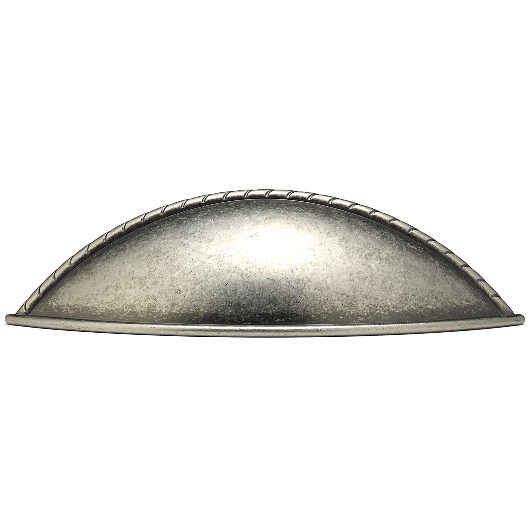 Traditional Pull, 3-3/4" Center-to-Center, Pewter alt 0