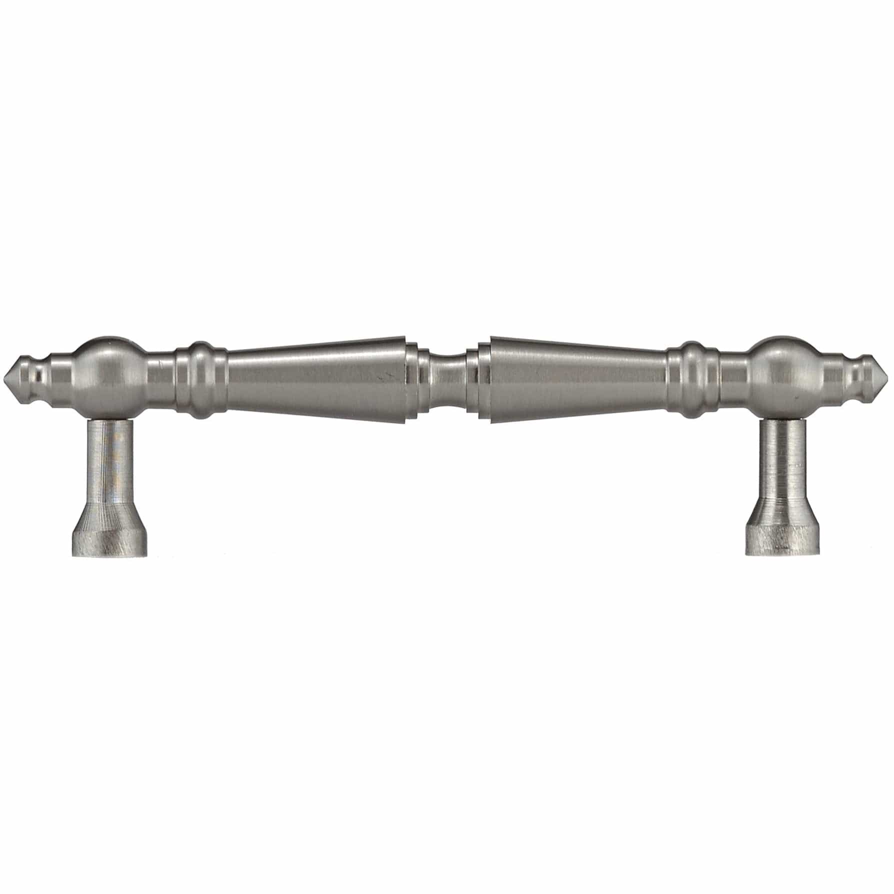 Traditional Pull, 3-1/2" Center-to-Center, Brushed Nickel alt 0