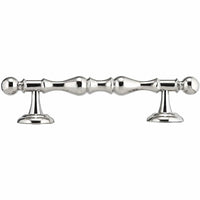 Traditional Pull, 4" Center-to-Center, Polished Nickel alt 0