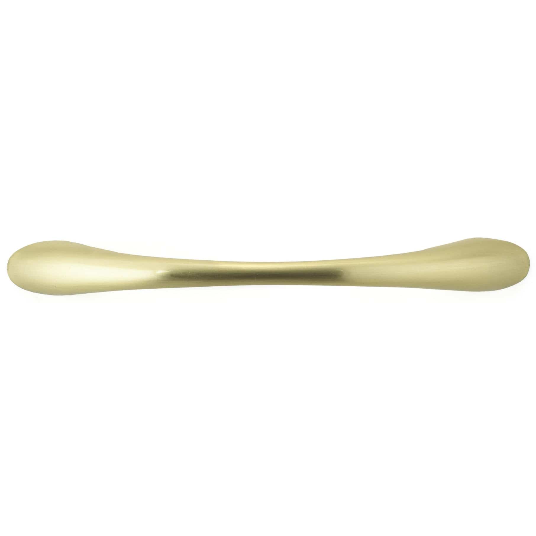 Contemporary Pull, 3-3/4" Center-to-Center, Satin Brass alt 0
