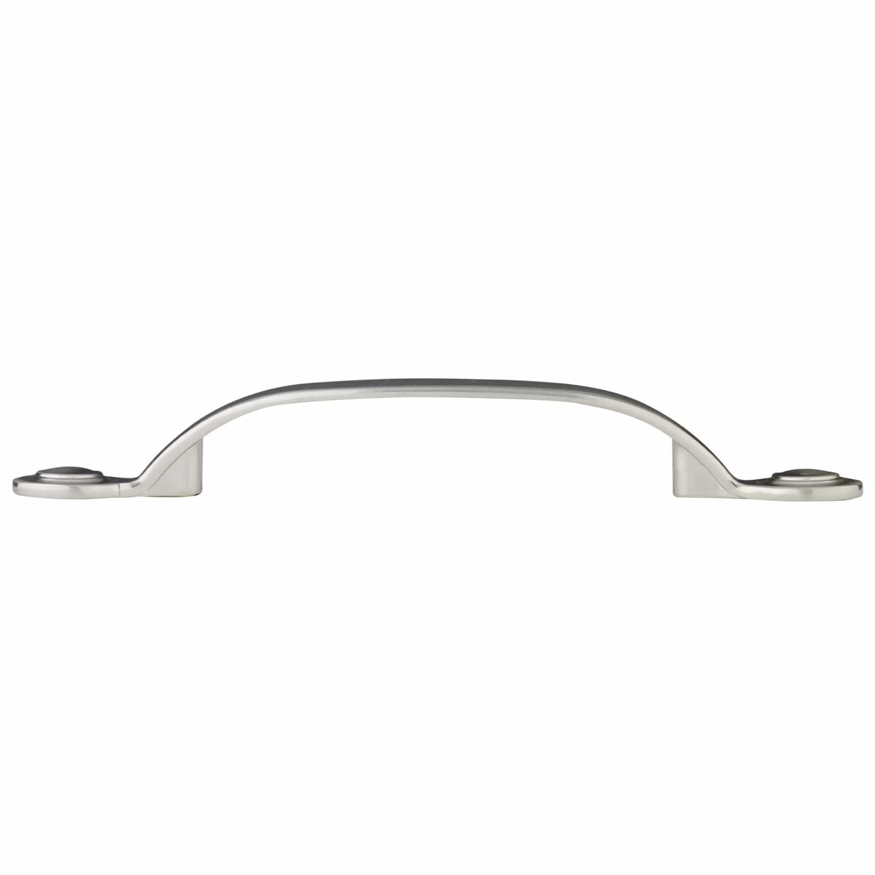 Traditional Pull, 3-3/4" Center-to-Center, Brushed Nickel alt 0