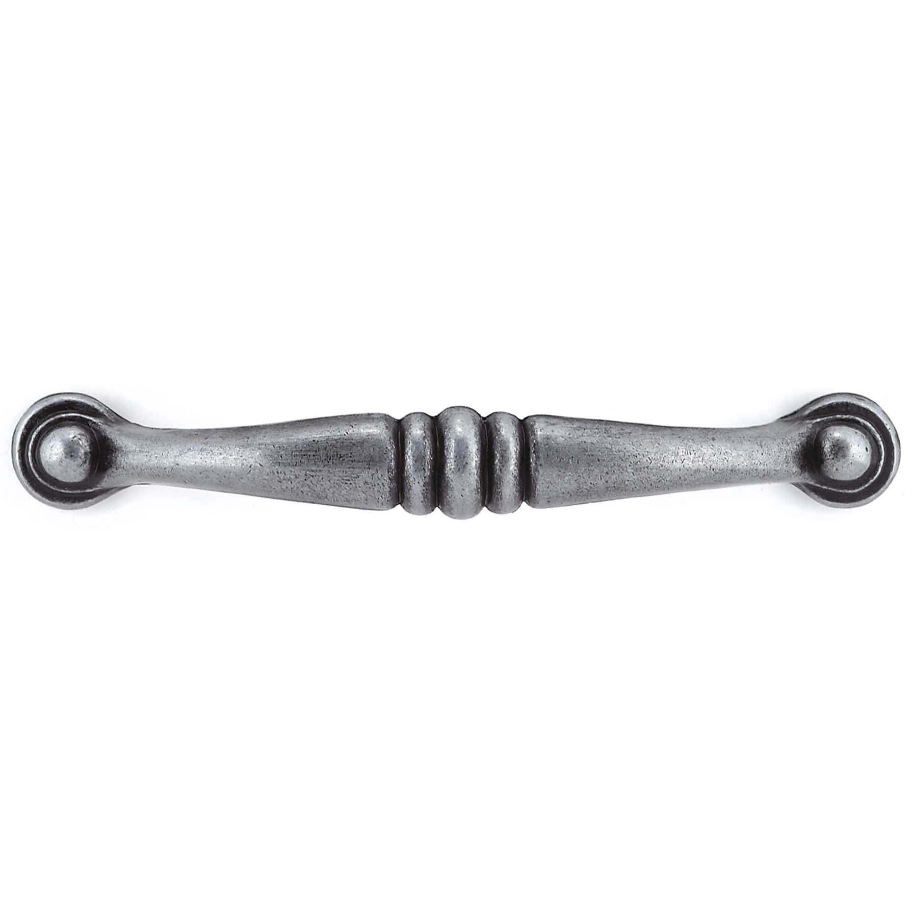 Traditional Pull, 3-3/4" Center-to-Center, Wrought Iron alt 0