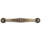 Traditional Pull, 3-3/4" Center-to-Center, Burnished Brass alt 0