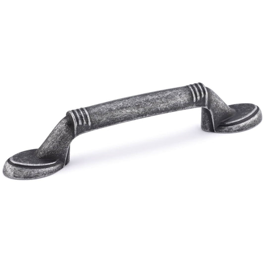 Traditional Pull, 3" Center-to-Center, Natural Iron alt 0