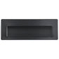 Contemporary Recessed Pull, 4-15/32" x 1-5/8", Matte Black alt 0