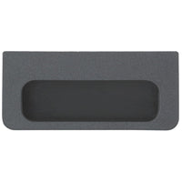 Contemporary Recessed Pull, 4-7/32" x 1-7/8", Matte Black alt 0