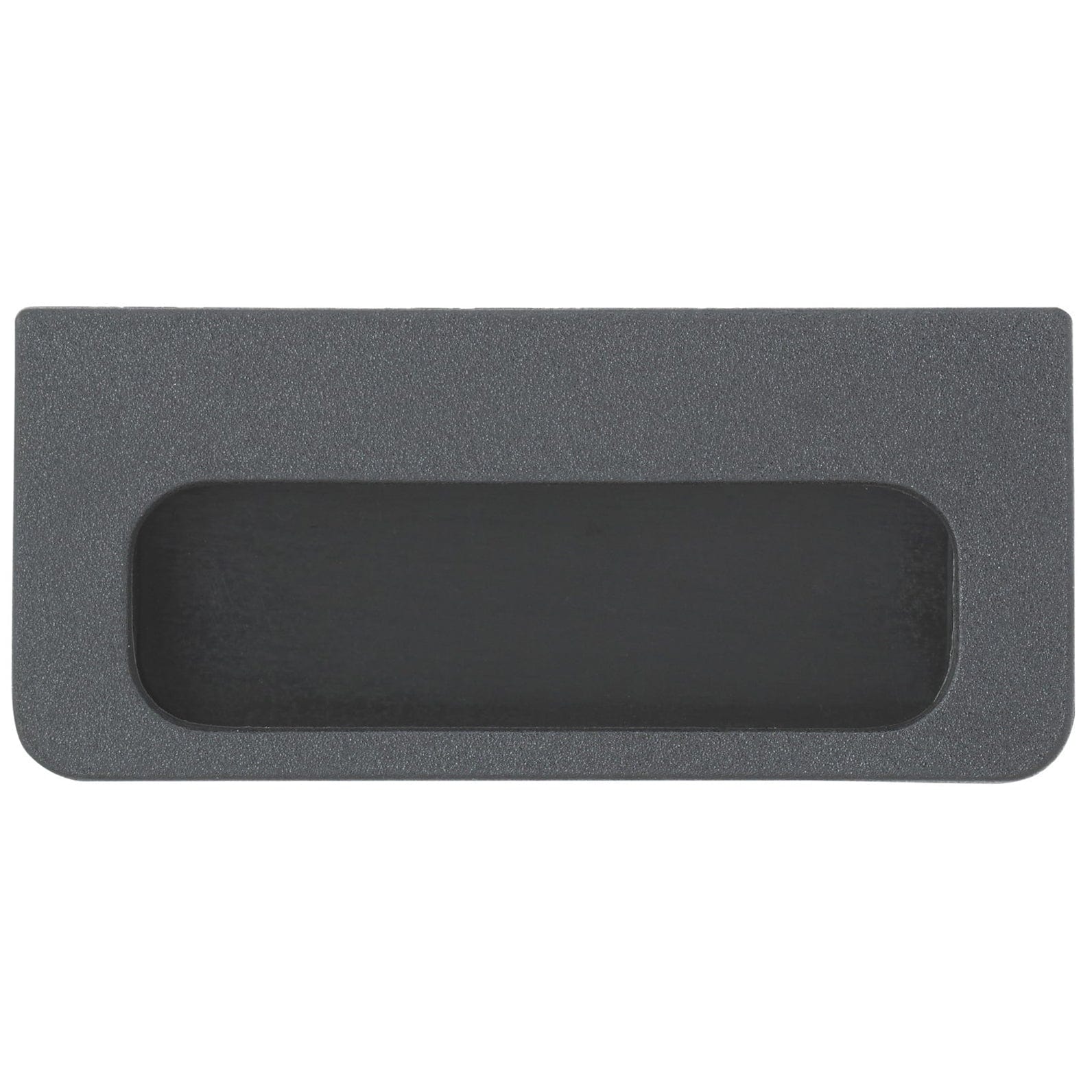 Contemporary Recessed Pull, 4-7/32" x 1-7/8", Matte Black alt 0