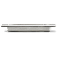 Contemporary Recessed Pull, 5-1/16" Center-to-Center, Brushed Nickel alt 0