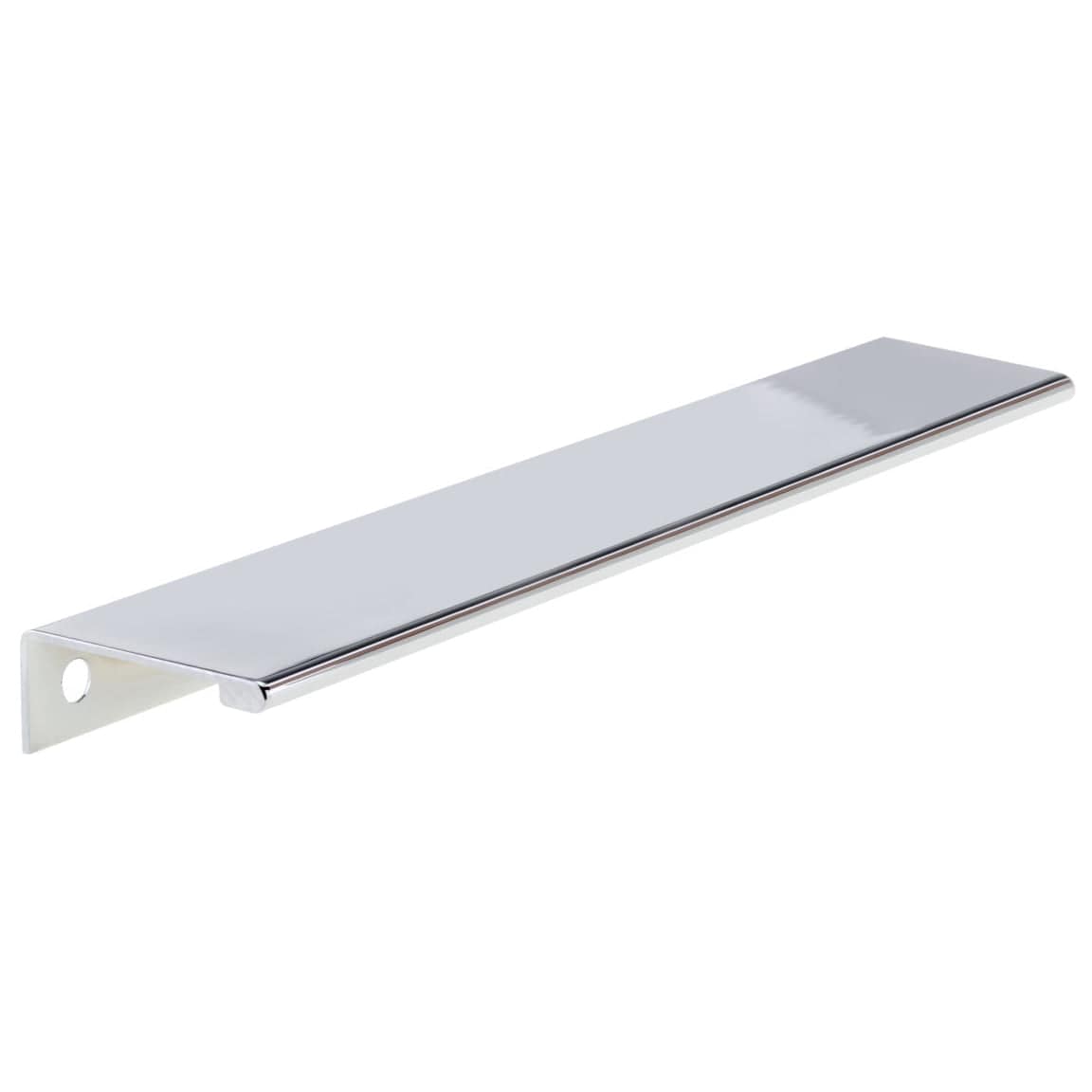 Contemporary Edge Pull, 7-9/16" Center-to-Center, Chrome alt 0