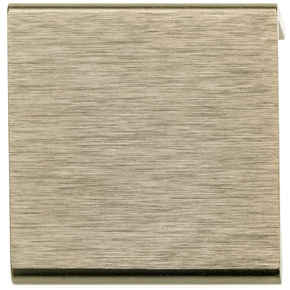 Contemporary Edge Pull, 1" Center-to-Center, Champagne Bronze alt 0