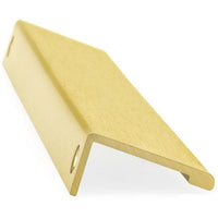 Contemporary Edge Pull, 16-3/8" Center-to-Center, Satin Gold alt 0