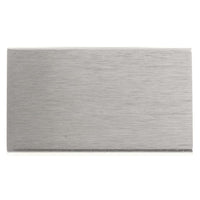 Contemporary Edge Pull, 1-31/32" Center-to-Center, Stainless Steel alt 0