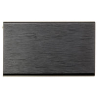 Contemporary Edge Pull, 1-31/32" Center-to-Center, Brushed Black alt 0