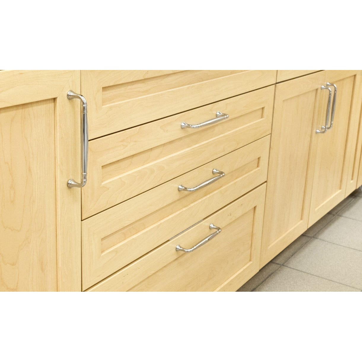 Traditional Pull, 6-5/16" Center-to-Center, Brushed Nickel alt 0