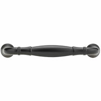 Traditional Pull, 3-3/4" Center-to-Center, Matte Black alt 0