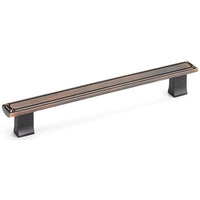 Traditional Pull, 7-9/16" Center-to-Center, Brushed Oil-Rubbed Bronze alt 0
