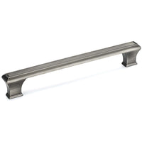 Traditional Pull, 7-9/16" Center-to-Center, Antique Nickel alt 0