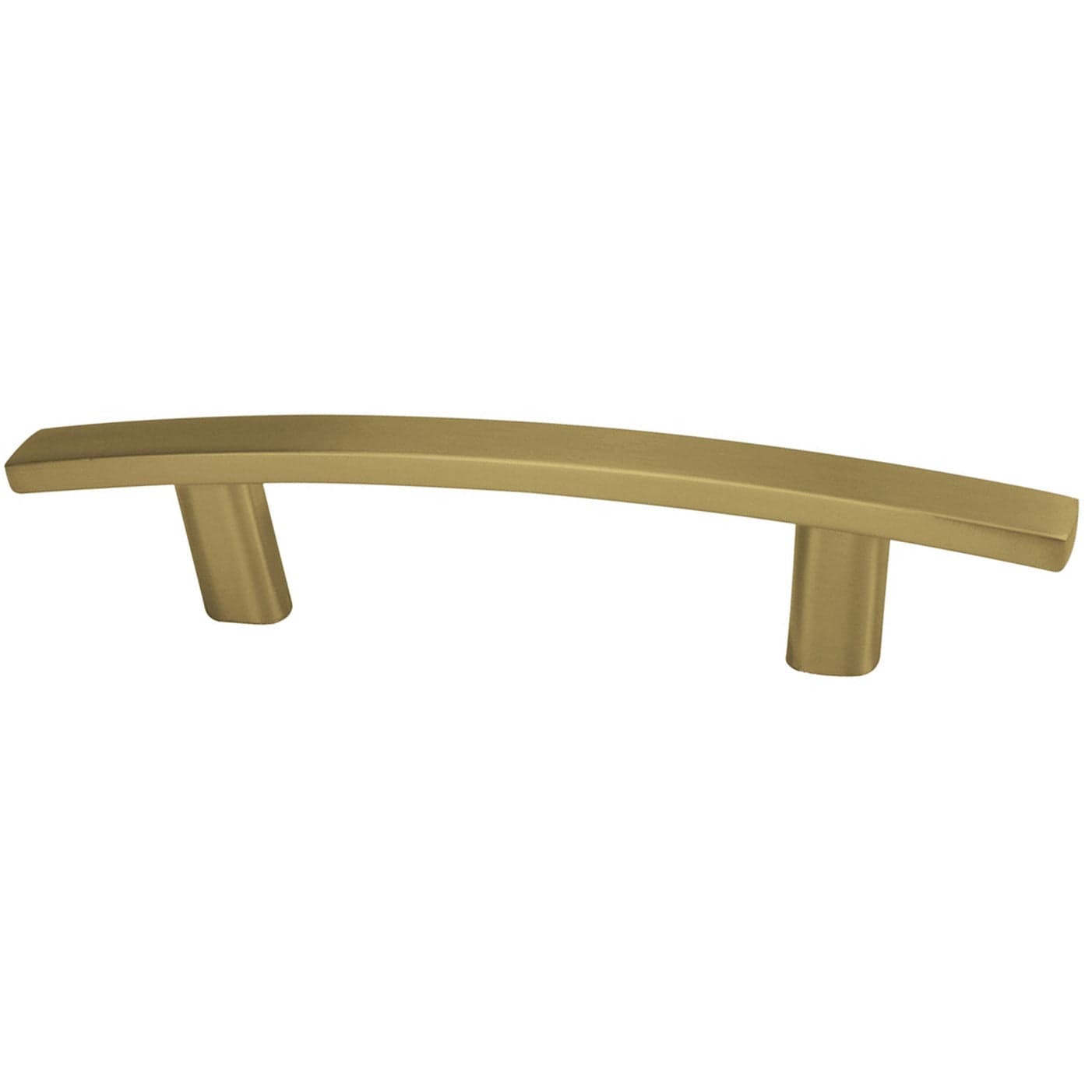 Transitional Pull, 3" Center-to-Center, Satin Brass alt 0