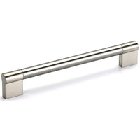 Contemporary Pull, 7-1/16" Center-to-Center, Brushed Nickel alt 0